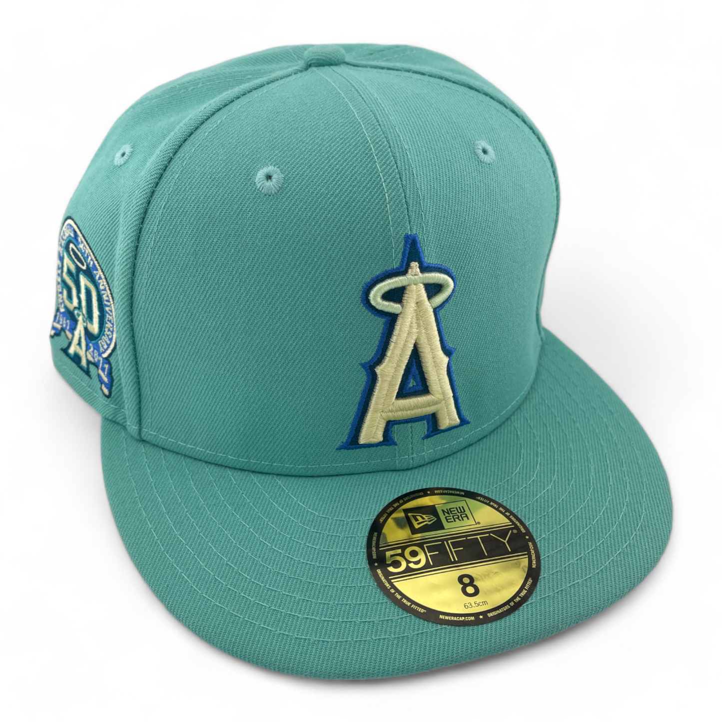 New Era Los Angeles Angels MLB 50th Anniversary Beach Glass Pack 59FIFTY Hat Cap