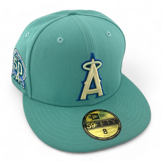 New Era Los Angeles Angels MLB 50th Anniversary Beach Glass Pack 59FIFTY Hat Cap