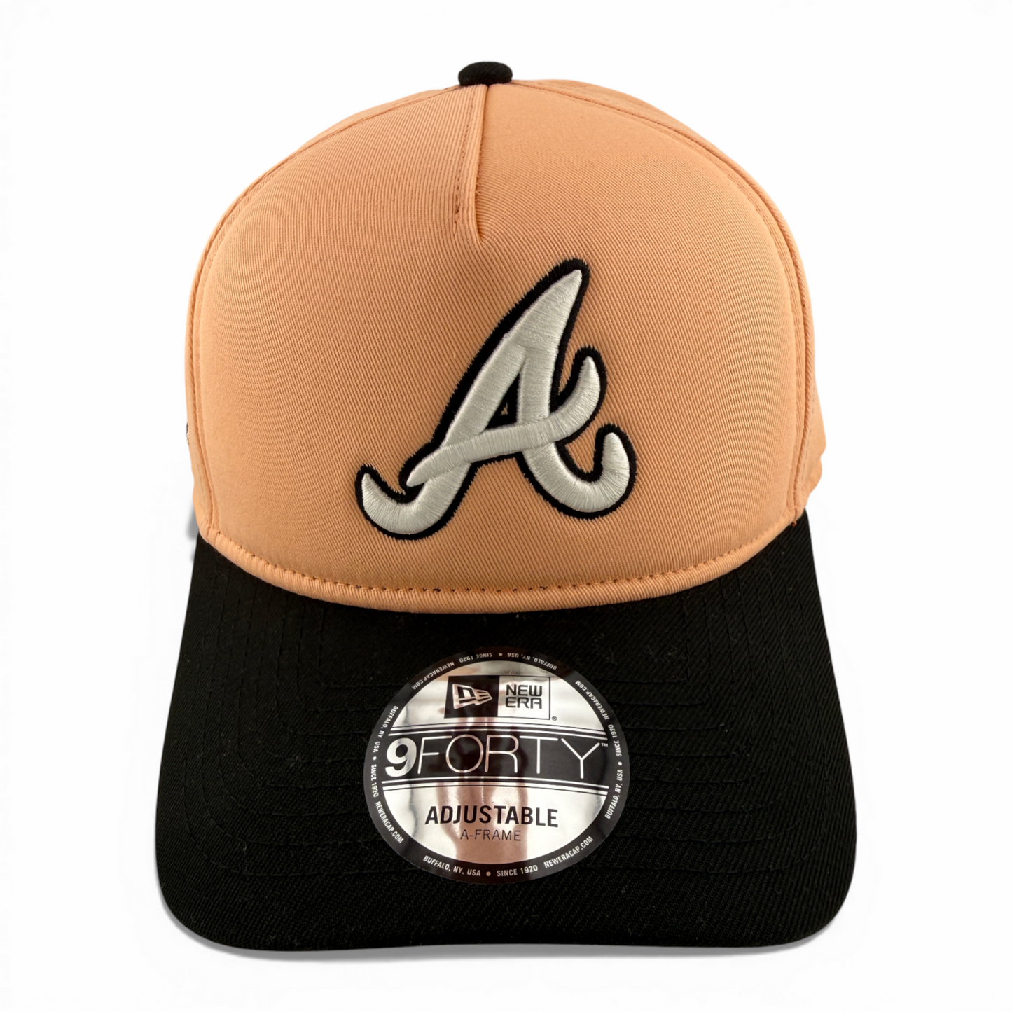 New Era Atlanta Braves MLB Peachy Foam A-Frame 9Forty Snapback Adjustable Hat