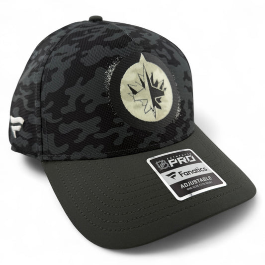 Fanatics Winnipeg Jets NHL Military Appreciation Pro Snapback Adjustable Hat Cap