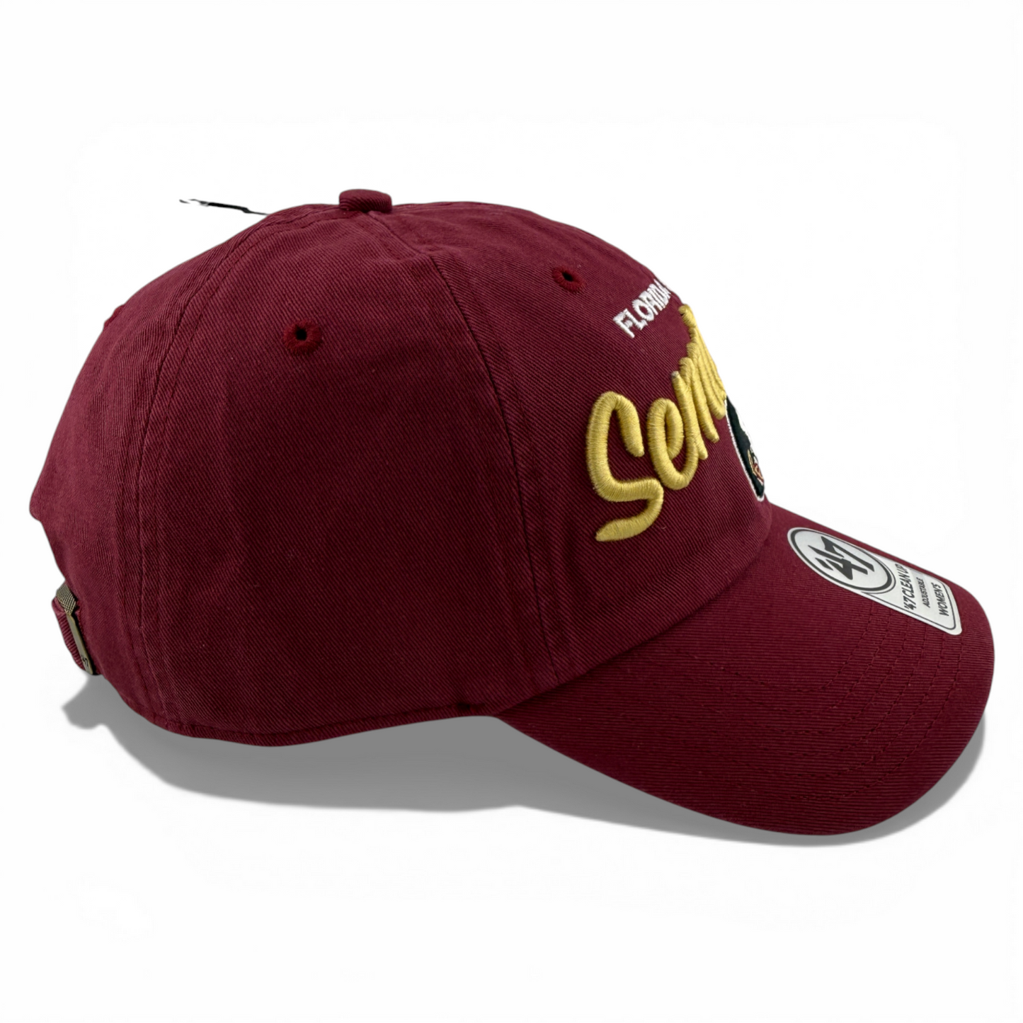 '47 Brand Florida State University Seminoles Clean Up Adjustable Dad Hat Women's