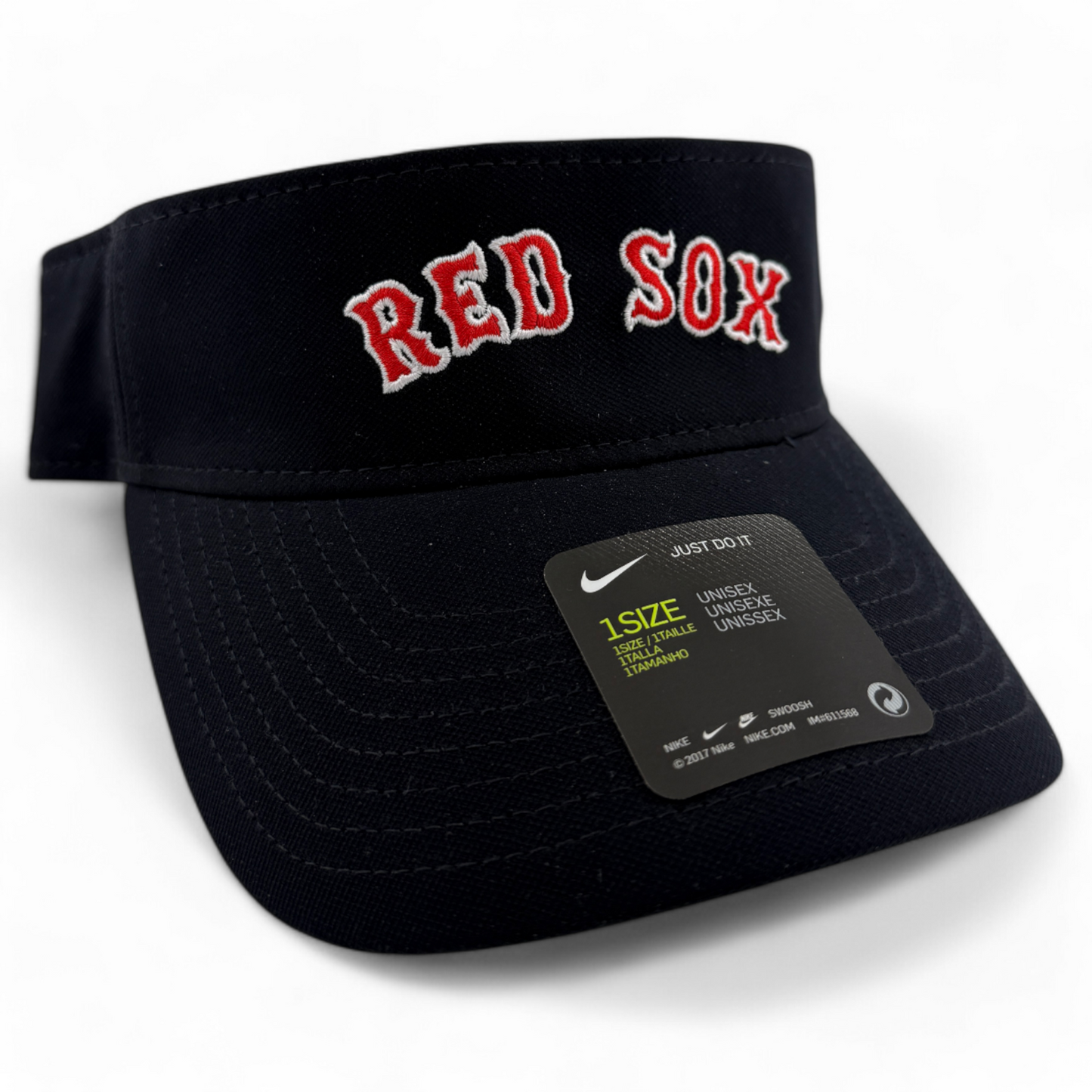 Nike Boston Red Sox MLB Dri Fit DC9149-427 Adjustable Strap Aerobill Visor OSFA