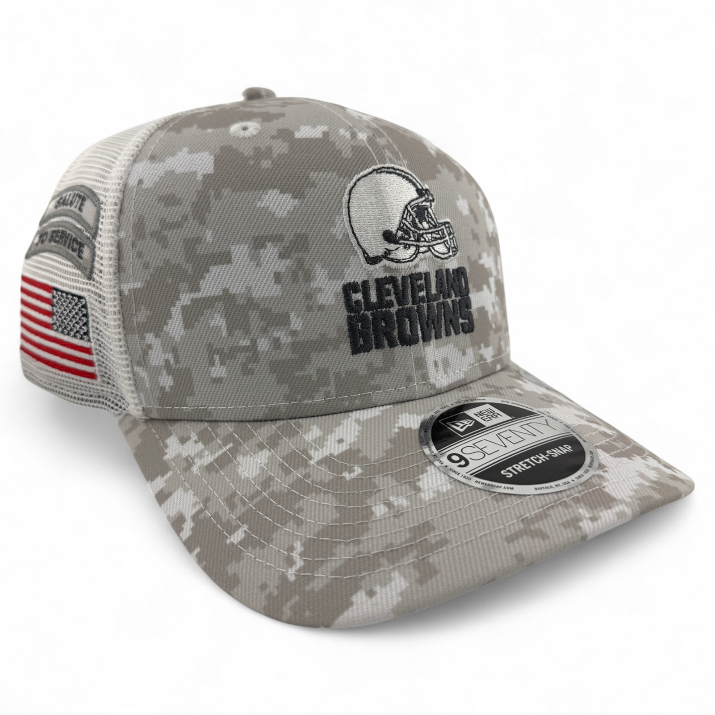 New Era Cleveland Browns NFL 2024 Salute To Service 9Seventy Stretch-Snapback