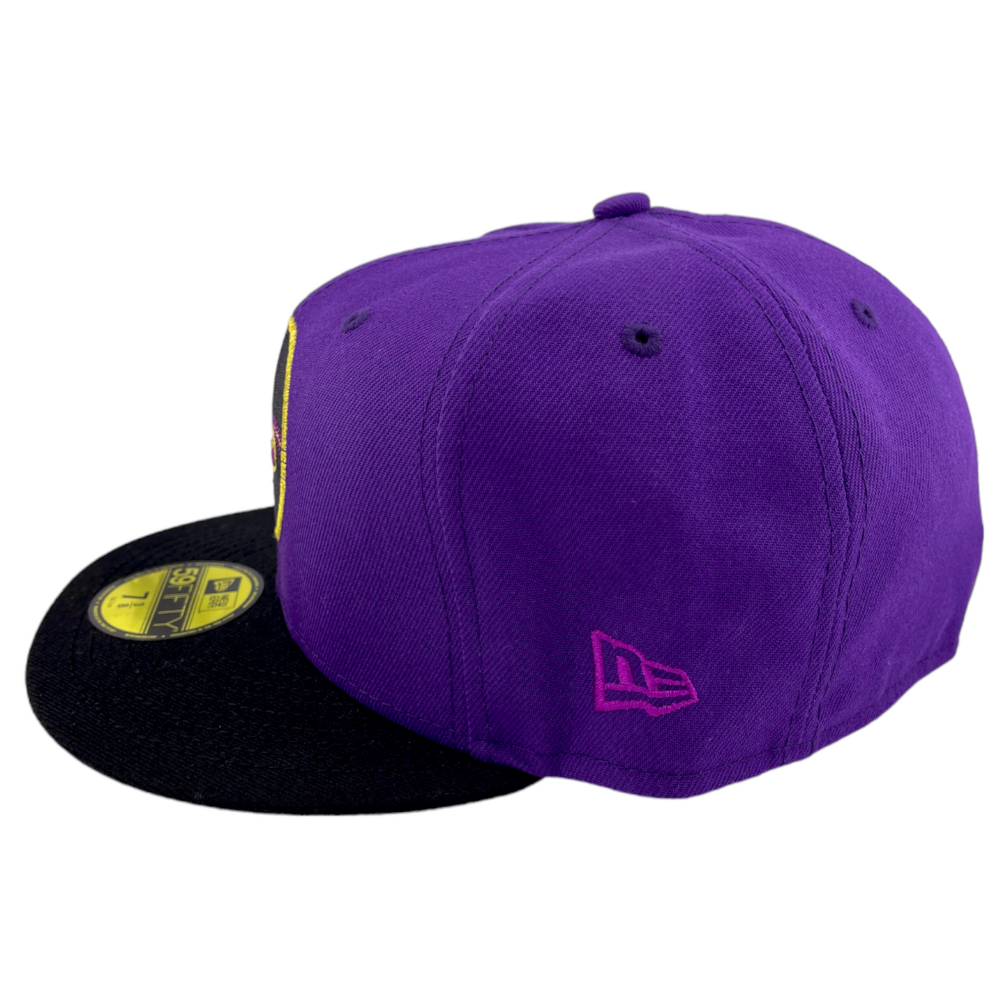 New Era Boston Red Sox MLB Patch Purple Metallic Gold 59Fifty Fitted Hat Cap