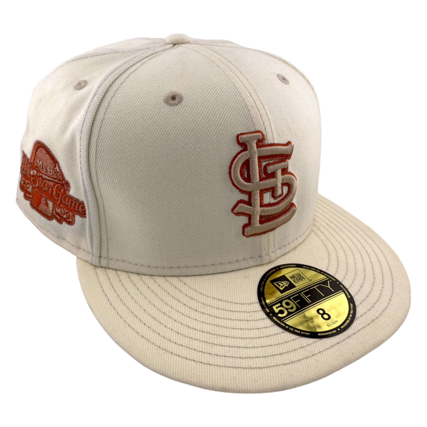 New Era St. Louis Cardinals 2009 All-Star Game Patch Chrome Metallic 59FIFTY Hat Cap