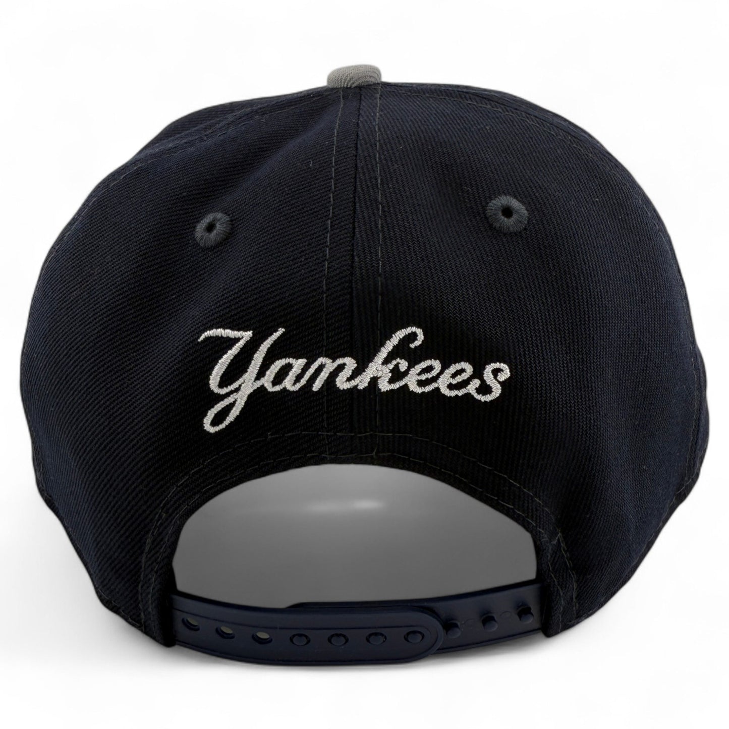 New Era New York Yankees MLB SCript Block Navy 9FIFTY Snapback Adjustable Hat