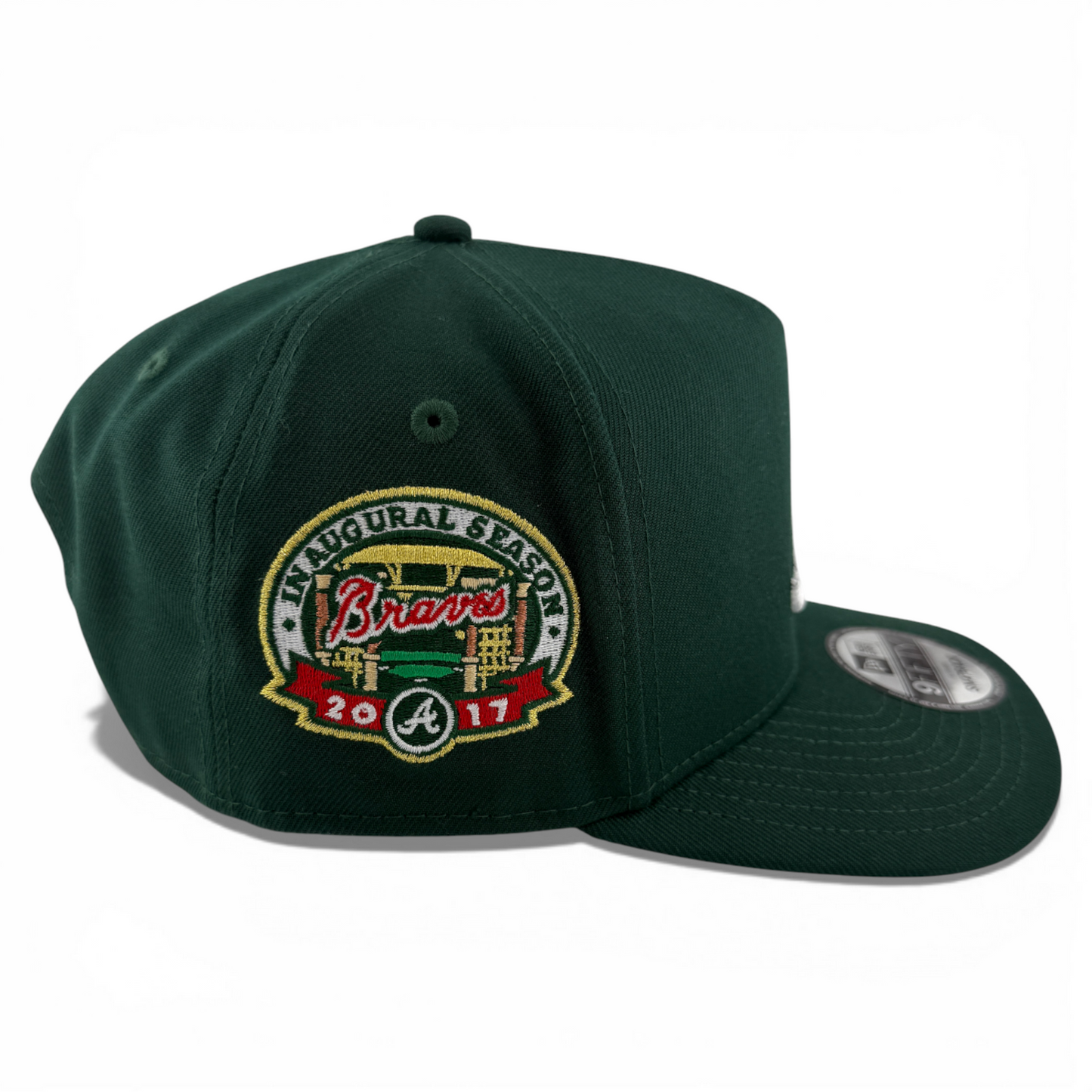 New Era Atlanta Braves MLB Pre-Curved A-Frame 9Fifty Snapback Adjustable Hat Cap