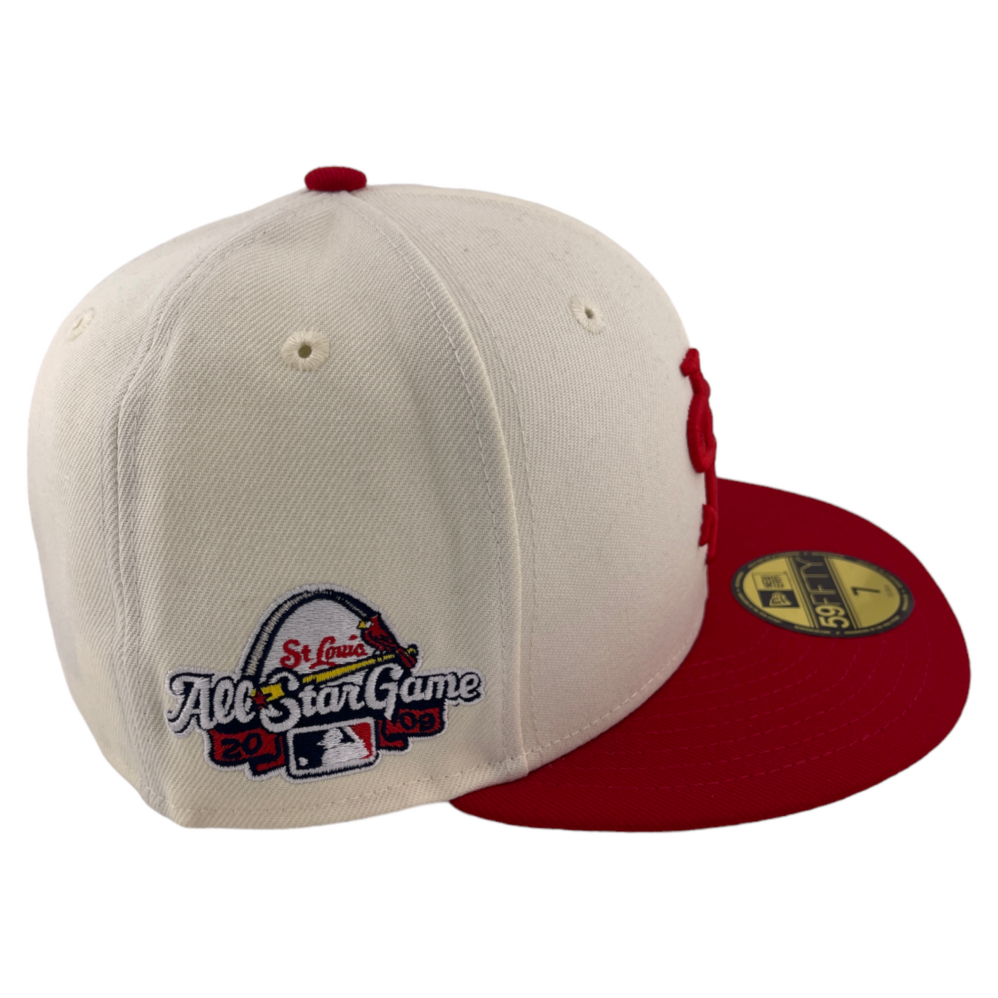 New Era St. Louis Cardinals MLB 2009 All-Star Game Cream 59Fifty Fitted Hat Cap