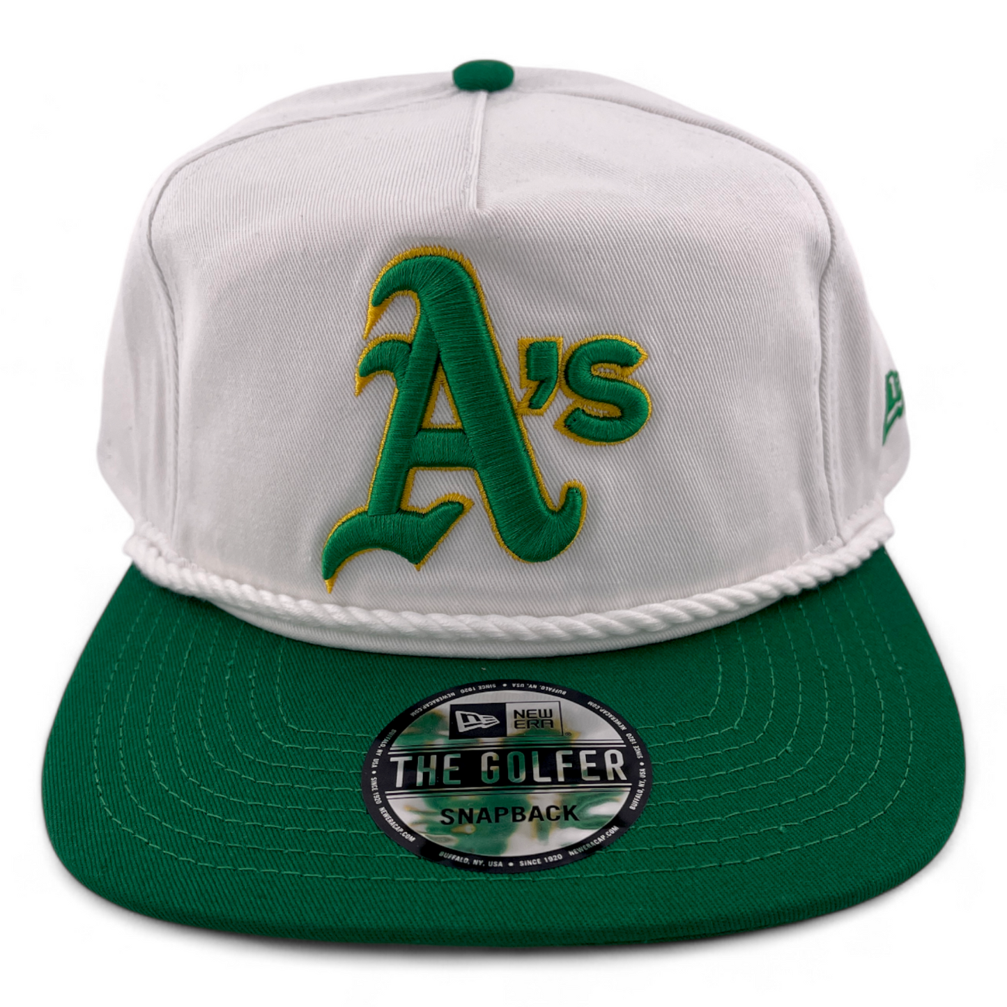 New Era Oakland Athletics A's MLB The Golfer A-Frame Snapback Adjustable Hat Cap