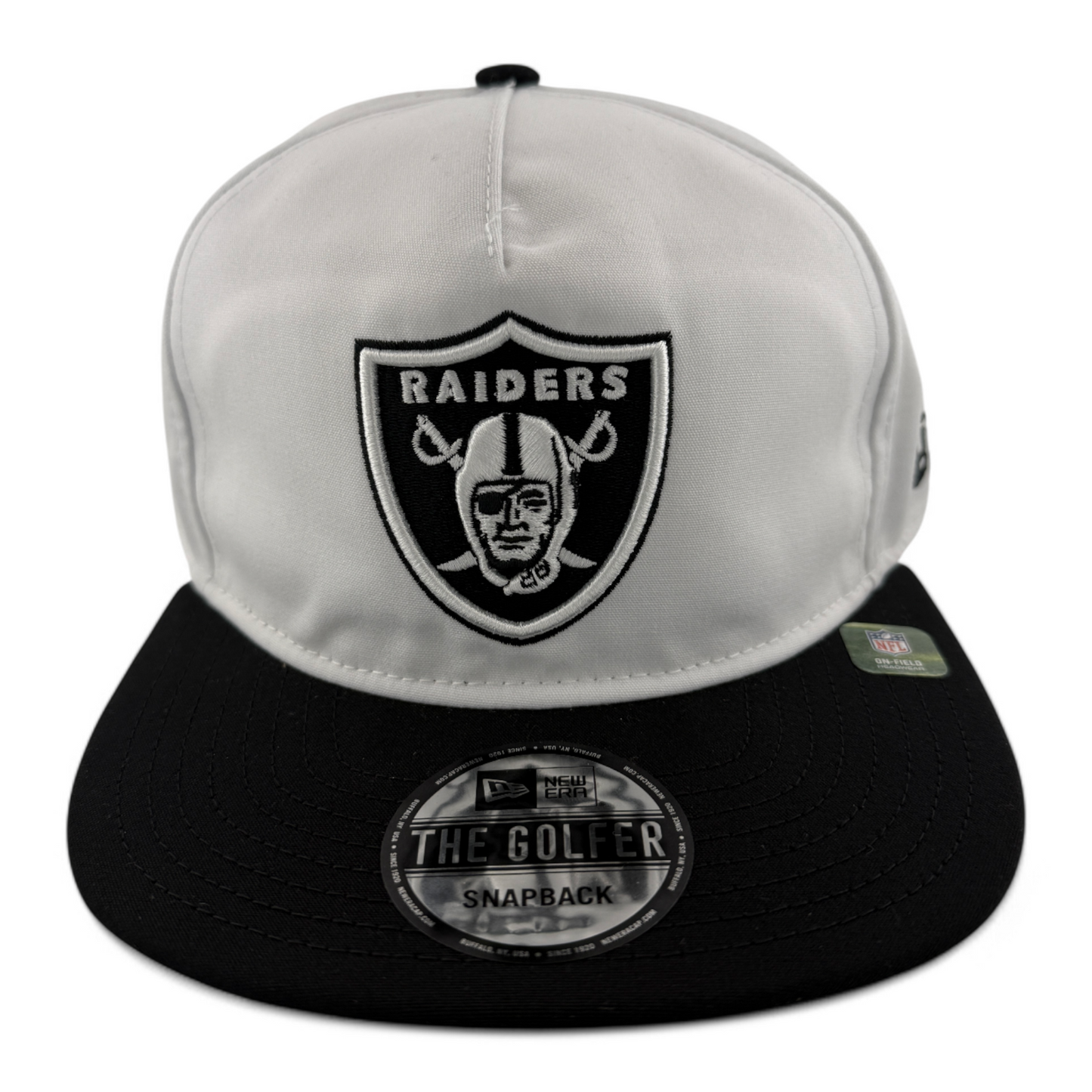 New Era Las Vegas Raiders NFL Training Golfer A-Frame Snapback Adjustable Hat