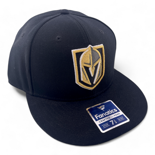 Fanatics Las Vegas Golden Knights NHL Hockey Black Core Primary Logo Fitted Hat