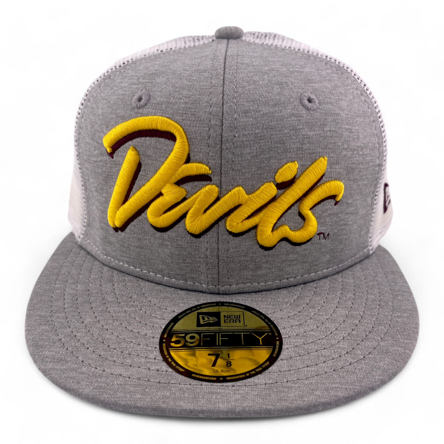 New Era Arizona State Sun Devils NCAA Concrete Mesh Back Trucker 59Fifty Fitted