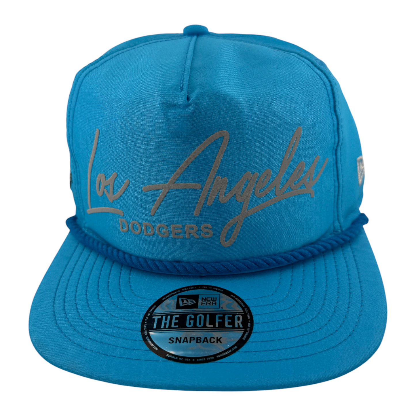 New Era Los Angeles Dodgers Neon Script The Golfer Rope A-Frame Snapback Hat Cap