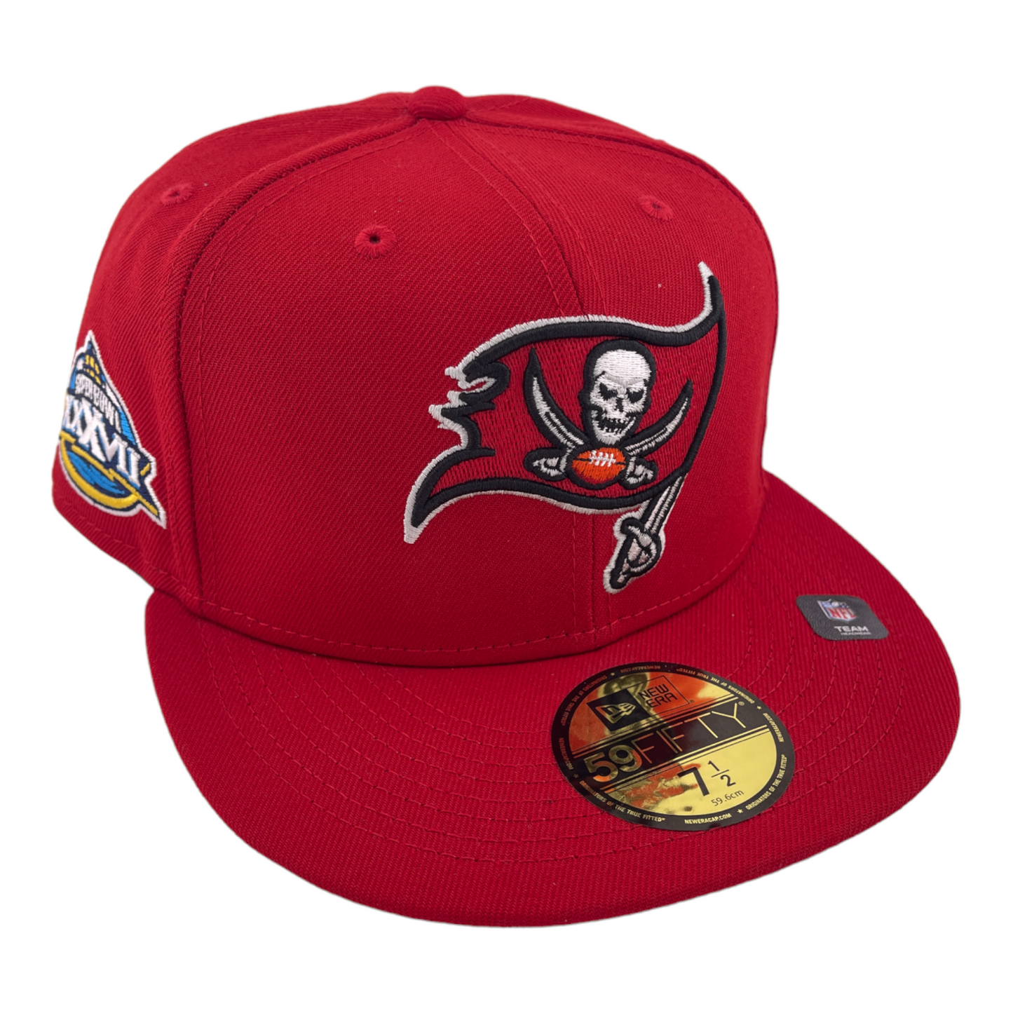 New Era Tampa Bay Buccaneers Super Bowl XXXVII Side Patch Red 59FIFTY Fitted Hat Cap