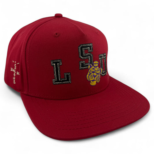 Travis Scott Cactus Jacks Louisiana State University A-Frame Snapback Adjustable