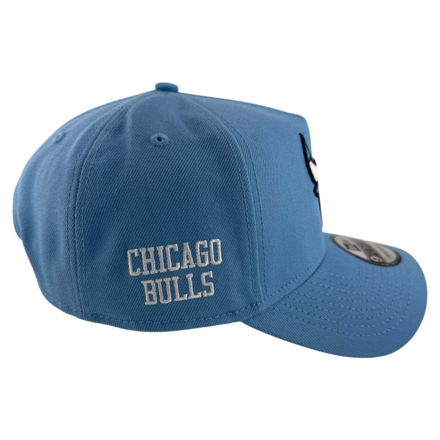 New Era Chicago Bulls NBA Sky Blue A-Frame 9Forty Snapback Adjustable Hat Cap