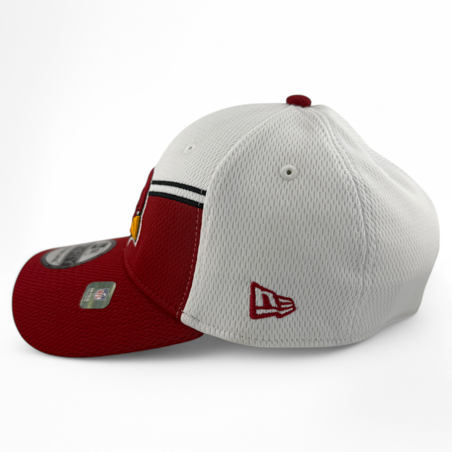 New Era Arizona Cardinals NFL 2023 Sideline White Neo 39Thirty Flex Fit Hat Cap