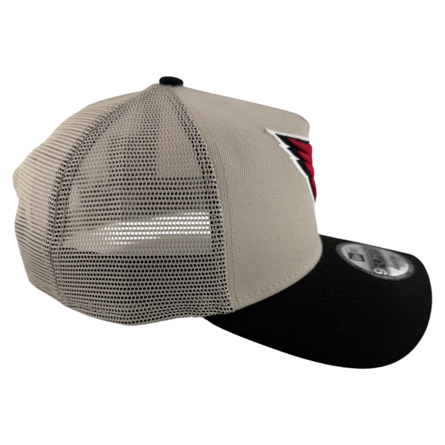 New Era Arizona Cardinals Tan Khaki Mesh 9Forty A-Frame Snapback Adjustable Hat
