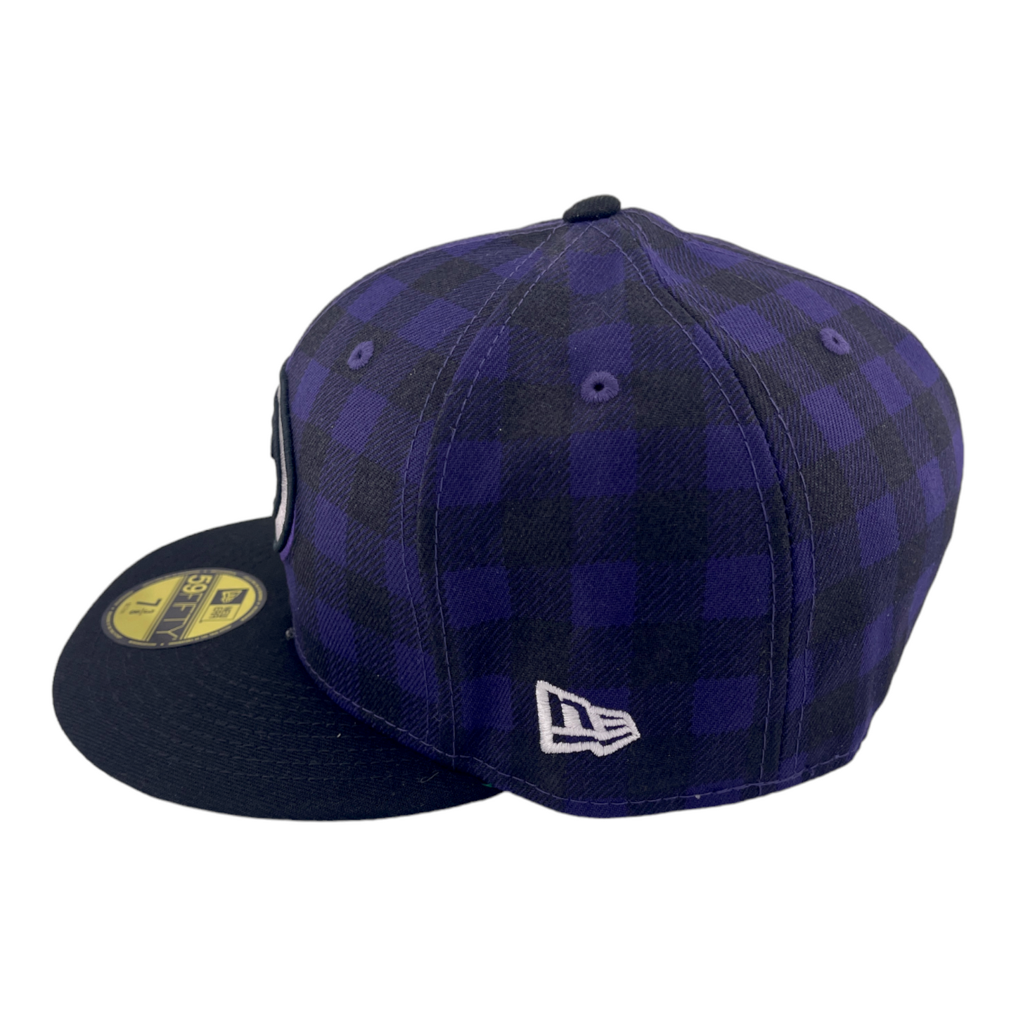 New Era Arizona Diamondbacks World Series 2001 Plaid Checkered Purple 59FIFTY Hat Cap