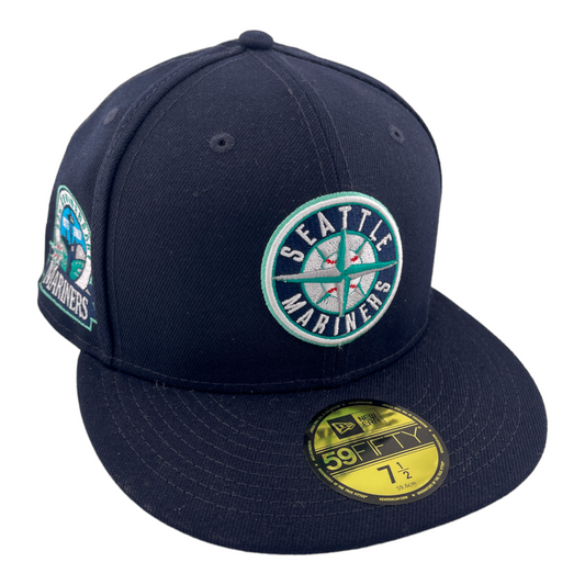 New Era Seattle Mariners 30th Anniversary Patch Mint Pack UV 59FIFTY Hat Cap