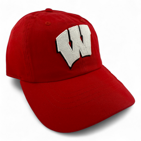 Fanatics University of Wisconsin Badgers NCAA Red Adjustable Dad Hat Cap