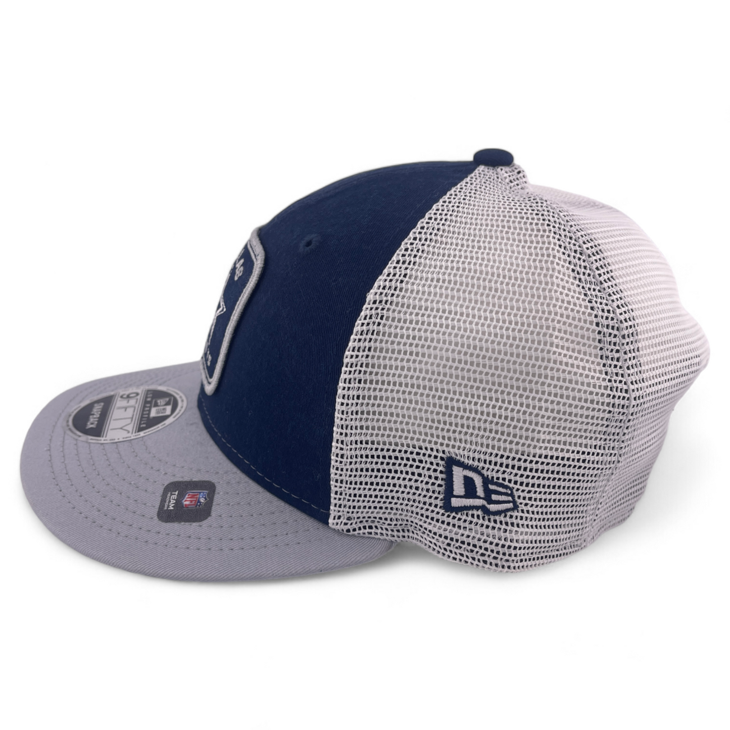 New Era Dallas Cowboys NFL Squared Logo 9FIFTY Low Profile Trucker Snapback Hat