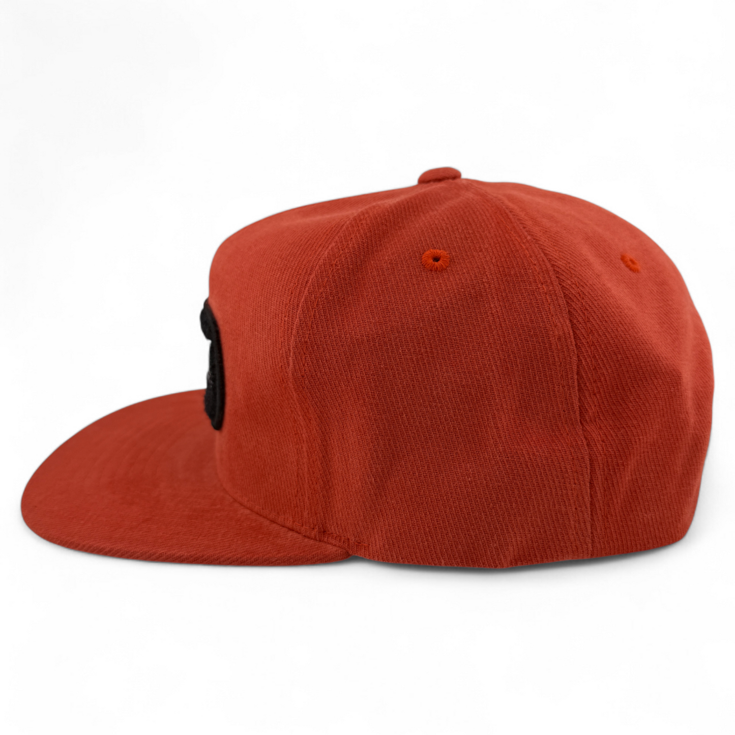 Brixton Company Canyon MP Cotton Burnt Red A-Frame Snapback Adjustable Hat Cap