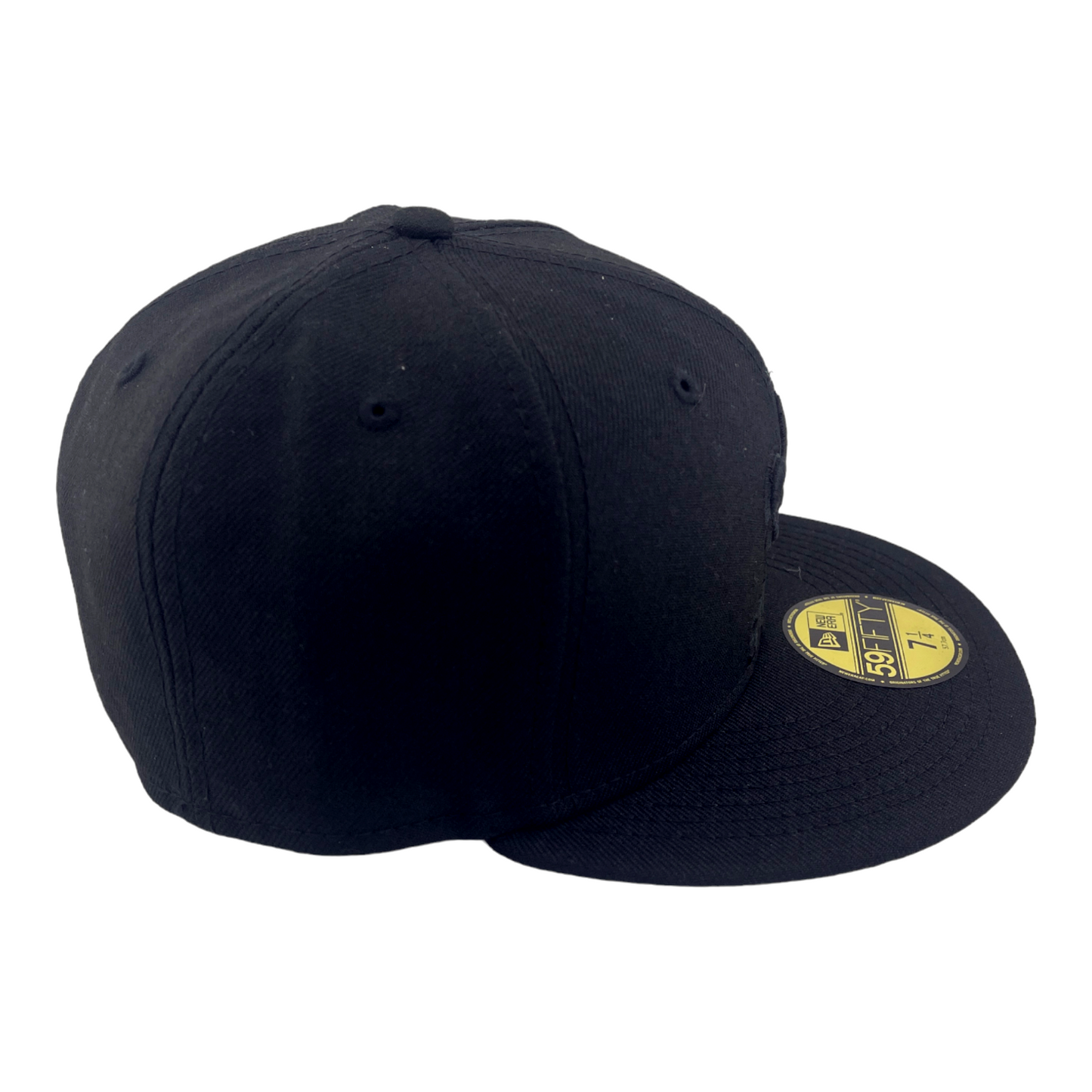 New Era New Orleans Saints All Blacked Out Logo Black/Grey UV 59FIFTY Fitted Hat Cap