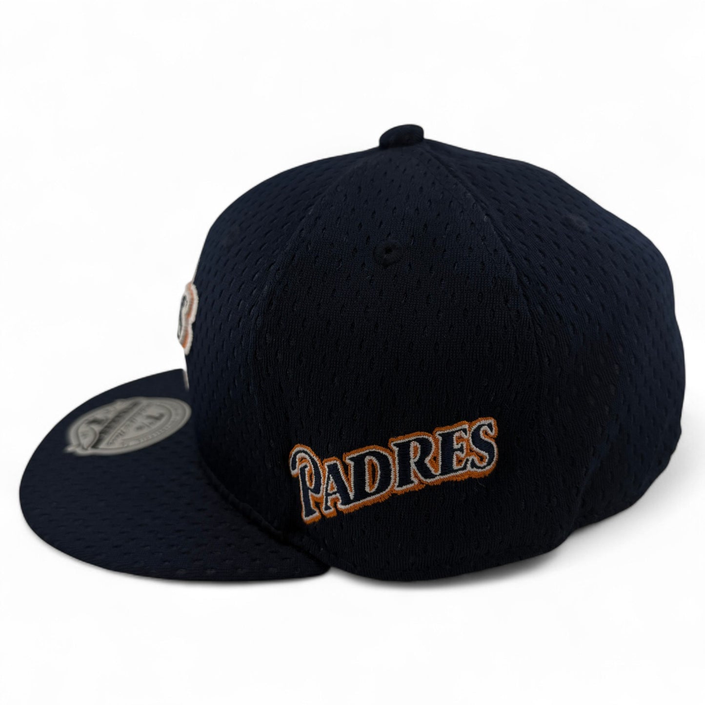 Mitchell & Ness San Diego Padres MLB Jersey Mesh Navy Liberty Fitted Hat Cap