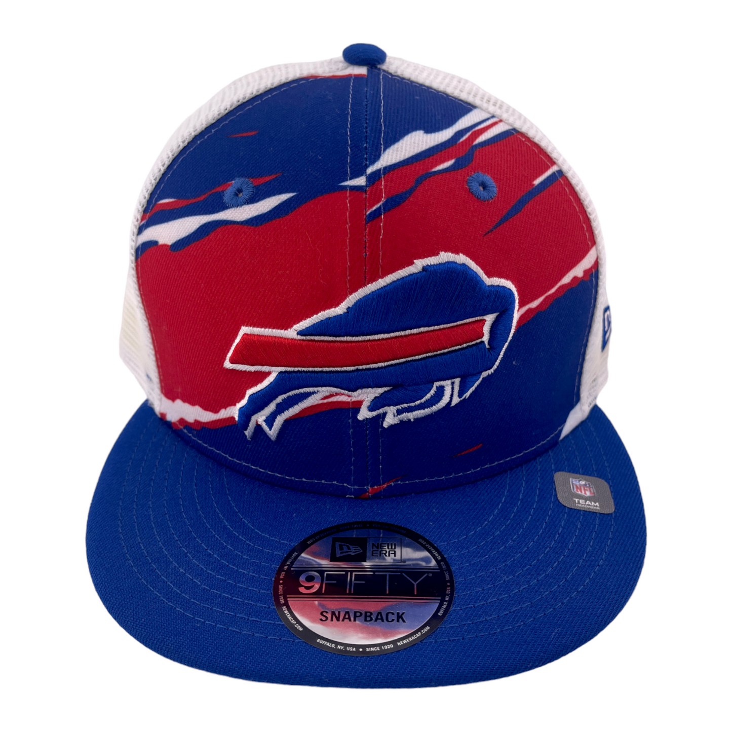 ~NEW DROP~ New Era Buffalo Bills NFL Tear Trucker 9FIFTY Mesh Back Snapback Hat Cap