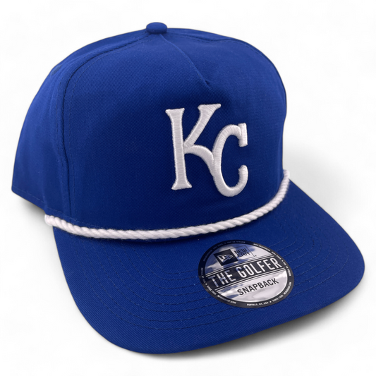 New Era Kansas City Royals MLB The Golfer A-Frame Snapback Adjustable Hat Cap