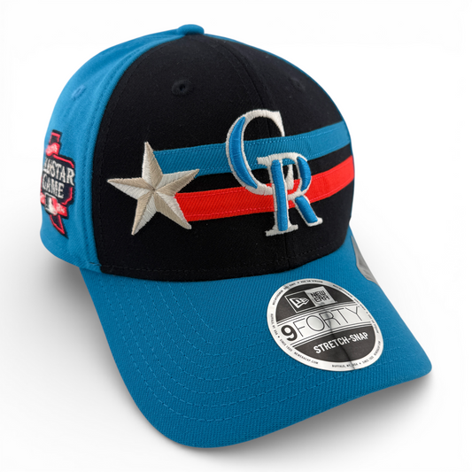 New Era Colorado Rockies MLB 2024 All-star Game 9Forty Snapback Adjustable Hat