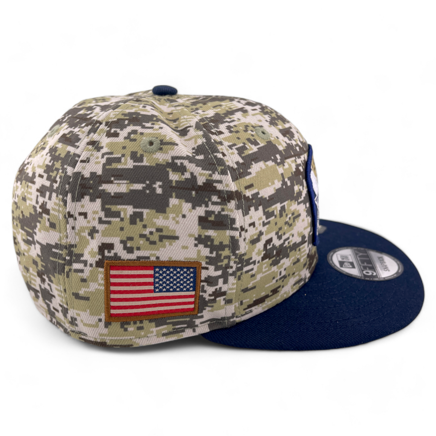 New Era Dallas Cowboys NFL 2023 Salute to Service Camo 9Fifty Snapback Hat Cap