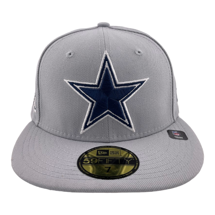 New Era Dallas Cowboys Custom Grey/Tie Dye UV Side Patch 59FIFTY Fitted Hat Cap