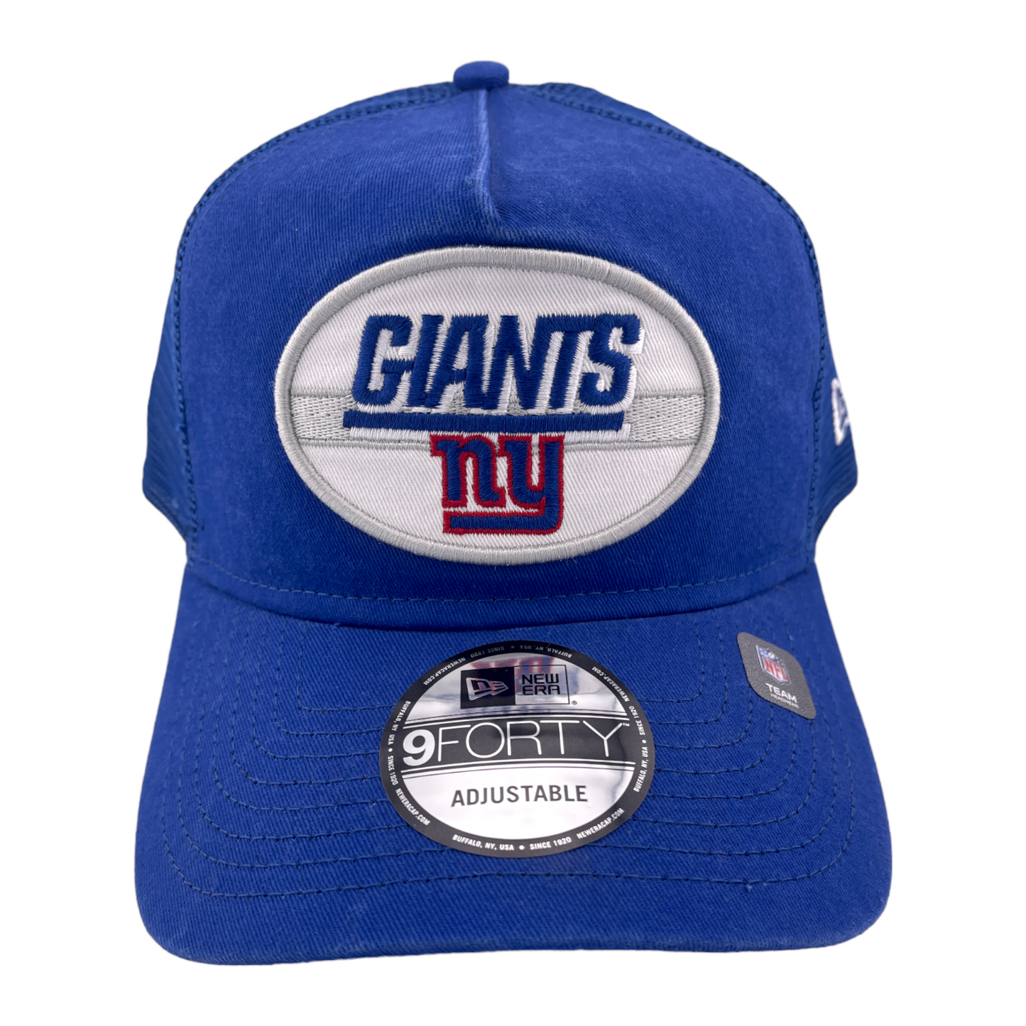 New Era New York Giants NFL Oval 9Forty A-Frame Snapback Adjustable Hat Cap