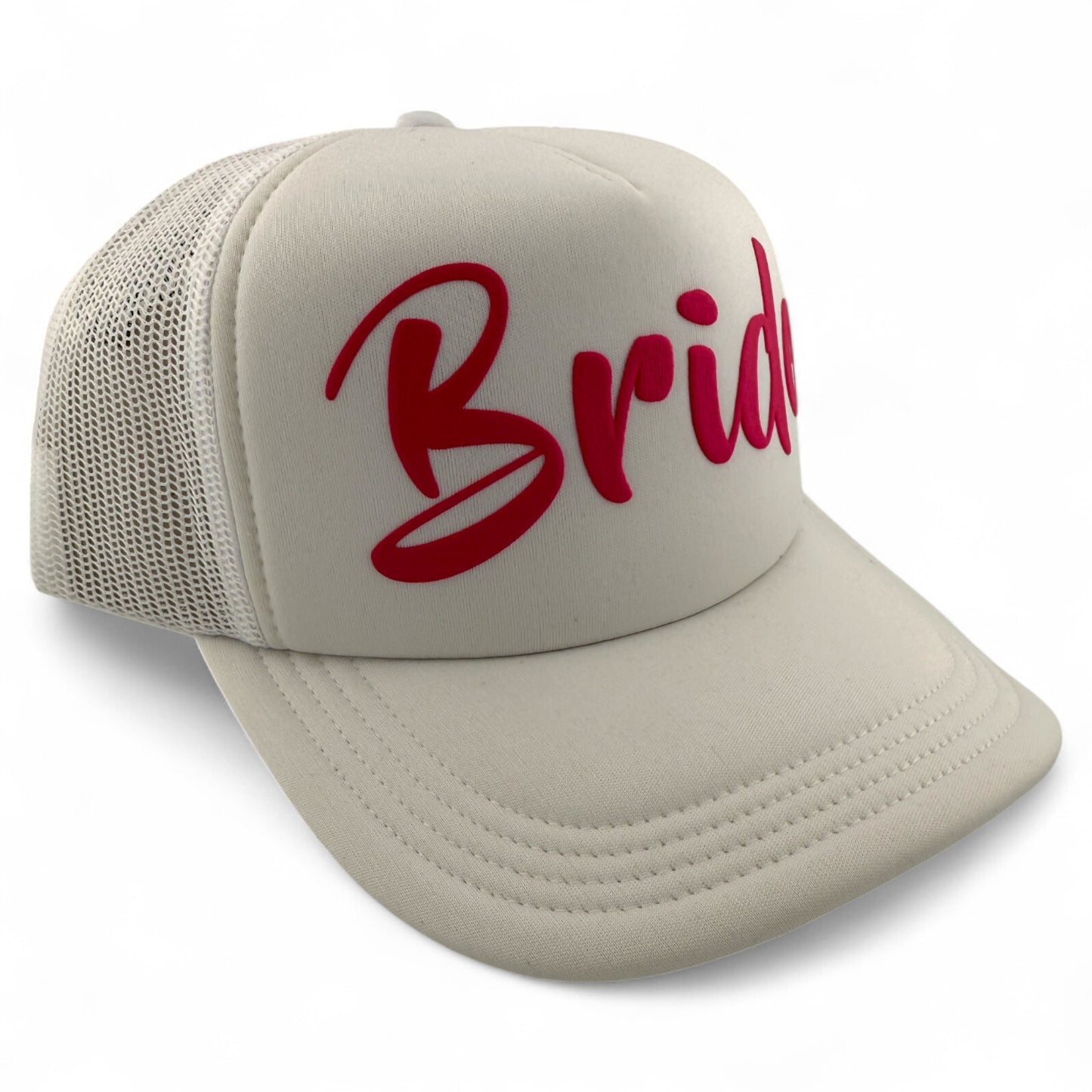 Ordinary Crowns Pink Bride Wedding Party Foam Trucker Adjustable Snapback Hat