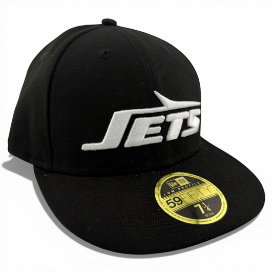 New Era New York Jets NFL Team Classic Black 59Fifty Low Profile Fitted Hat Cap