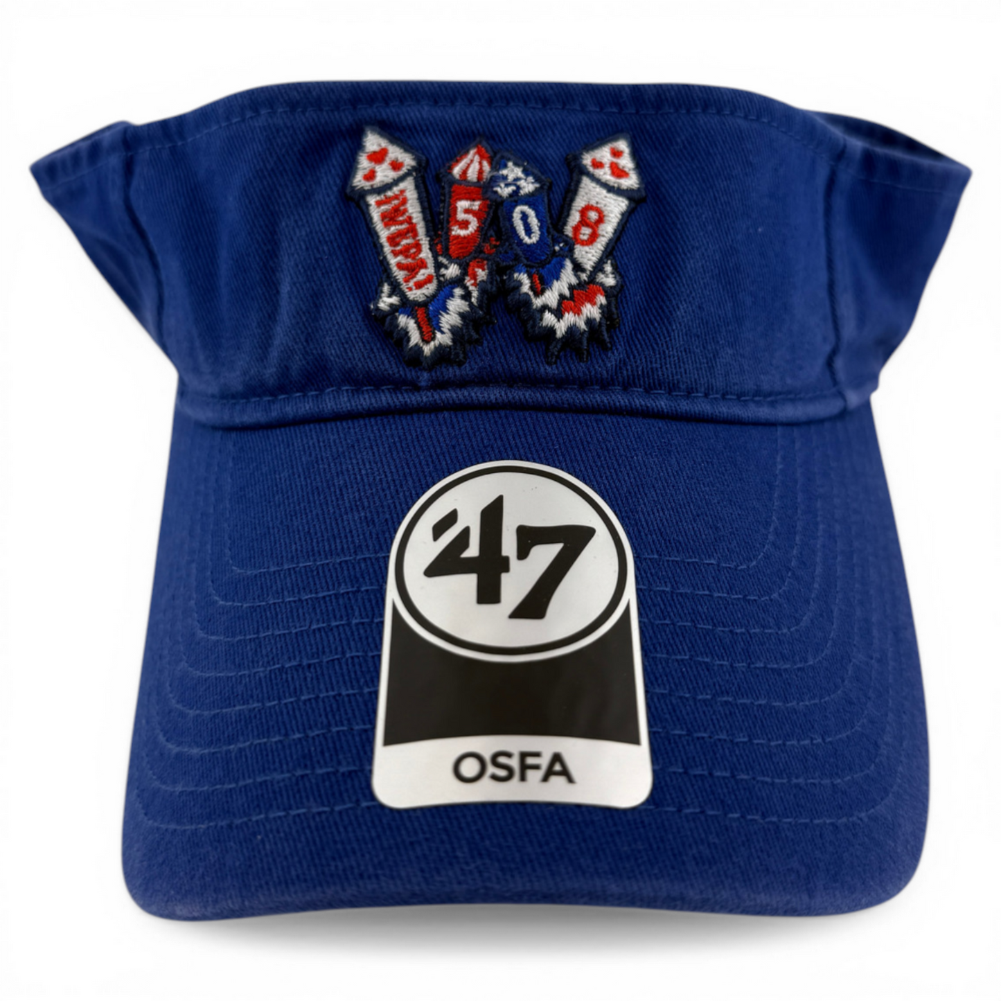 '47 Brand Los Wepas de Worcester Wepa 508 Blue Rocket Adjustable Golf Visor Hat