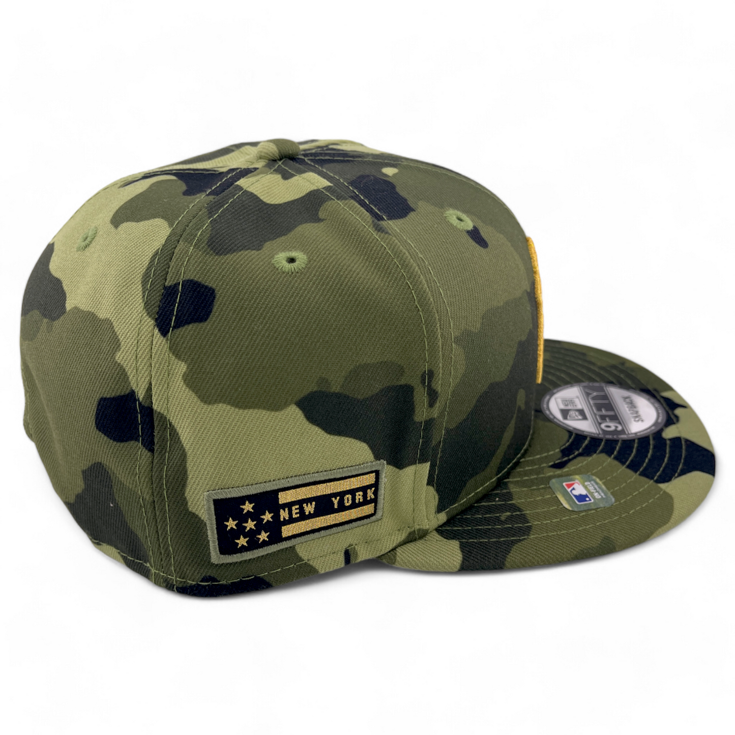 New Era New York Yankees MLB 2022 Armed Forces Day Camo 9FIFTY Snapback Hat Cap