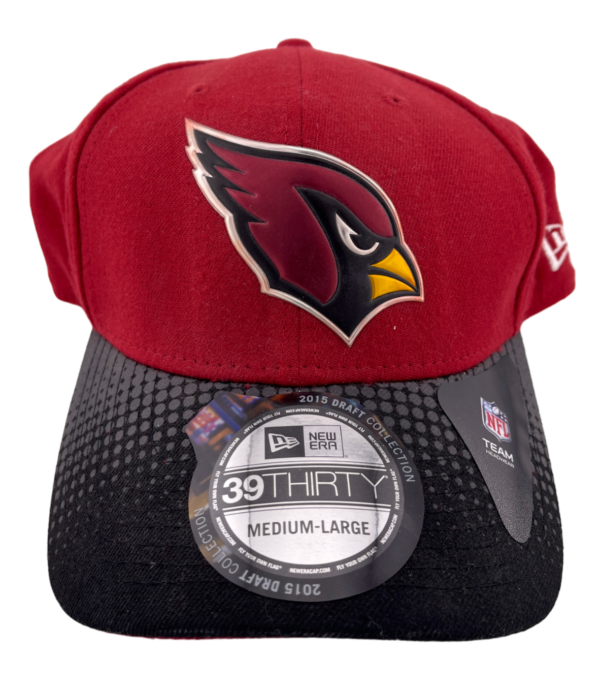 New Era Arizona Cardinals NFL 2015 Draft 39Thirty Red Stretch Fit Hat