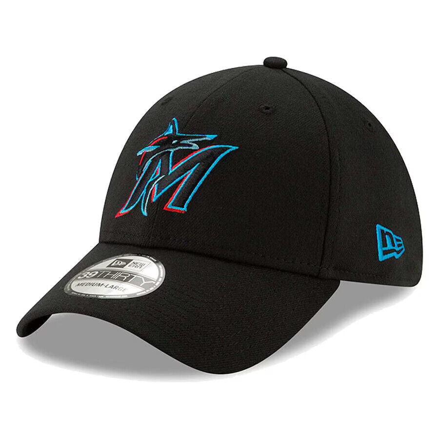 New Era 2019 Miami Marlins MLB Team Classic 39Thirty Stretch Fit Hat Cap