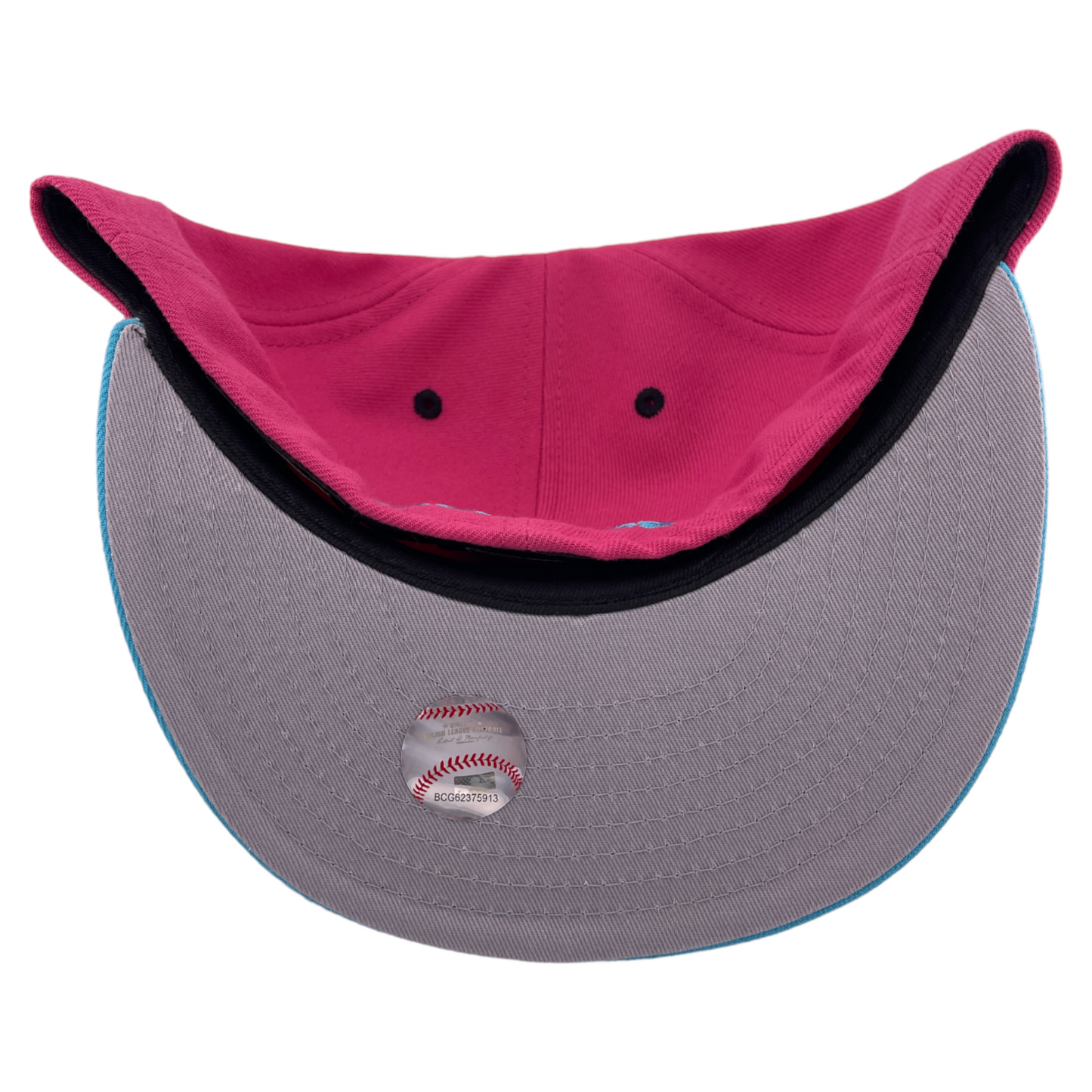 New Era San Diego Padres MLB Swinging Friar Hot Pink/Teal 59Fifty Fitted Hat Cap