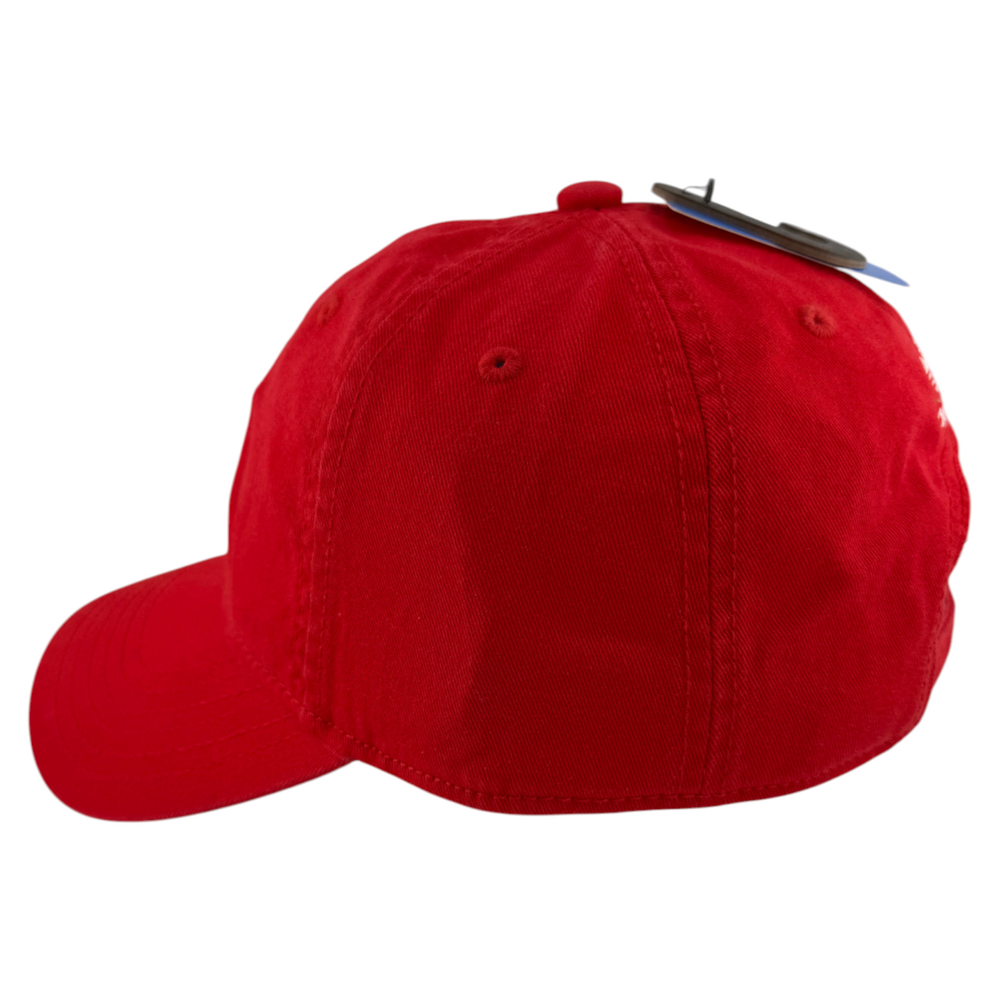 adidas Originals Relaxed Trefoil White/Red LP7027 Strapback Adjustable Dad Hat