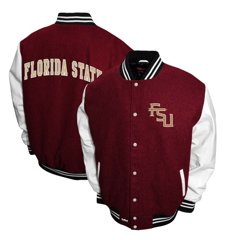 Franchise Club Florida State Seminoles Graduate Full-Snap Letterman Jacket