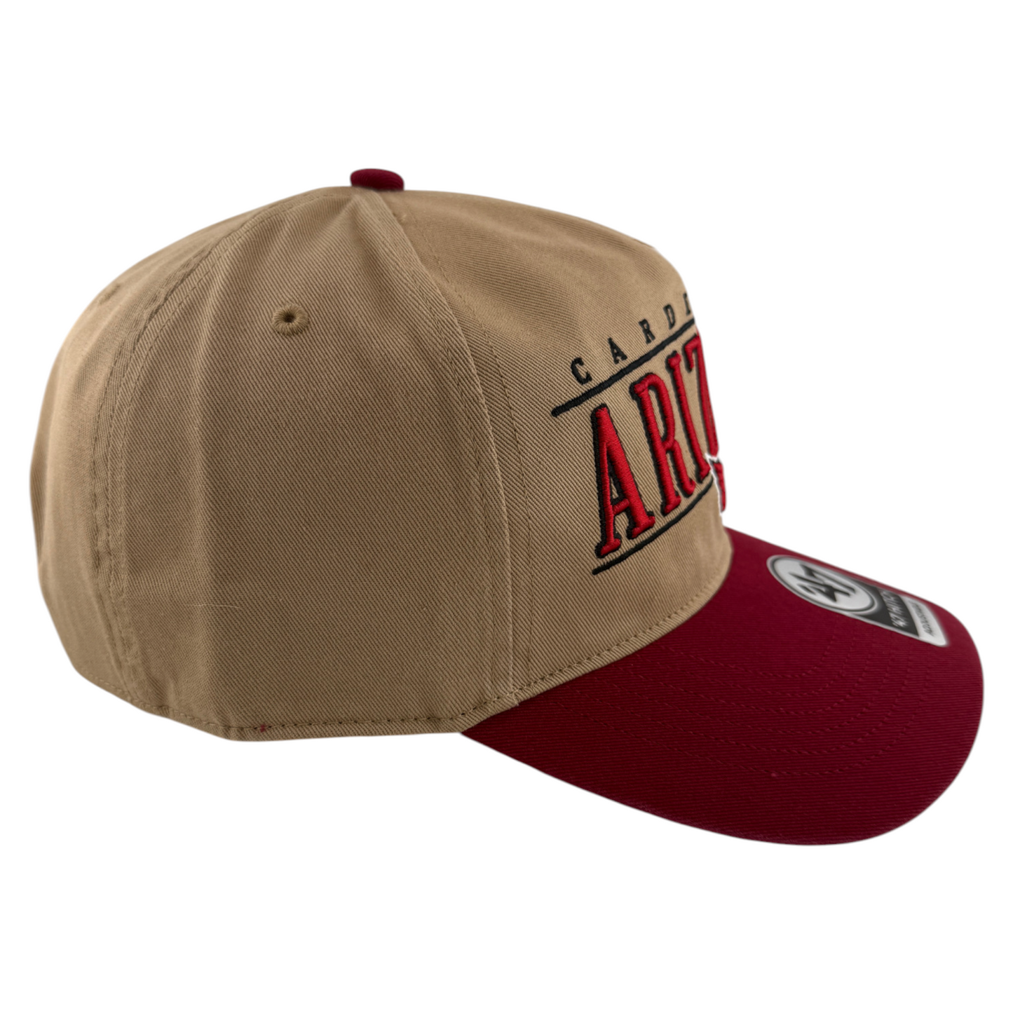'47 Brand Arizona Cardinals NFL City Line Khaki Tan A-Frame Hitch Adjustable Hat