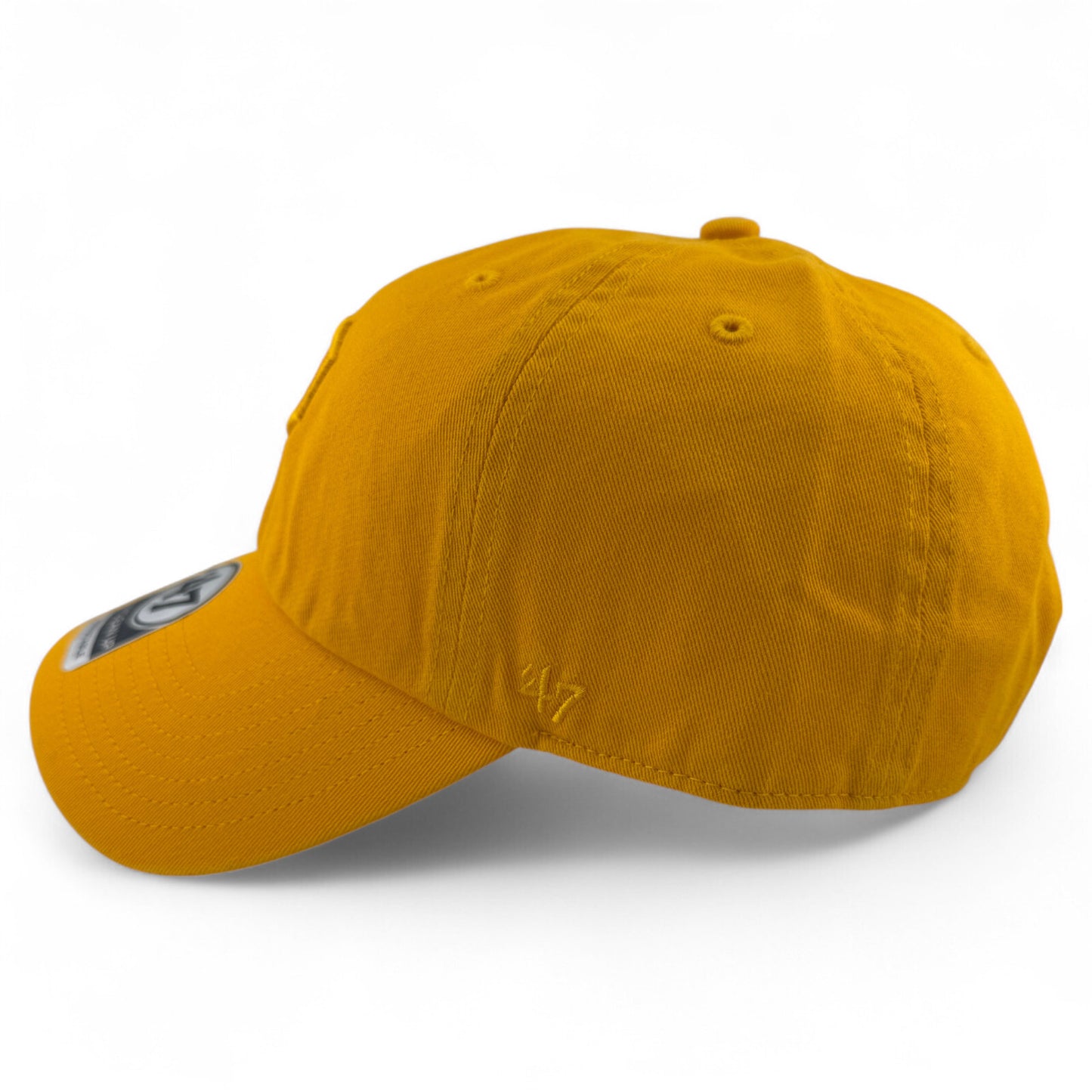 '47 Brand Pittsburgh Pirates MLB Yellow Tonal Clean Up Adjustable Dad Hat Cap