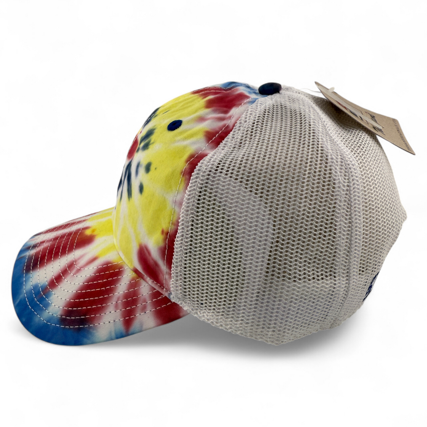 The Game GB470 Rainbow Tie Dye Trucker Mesh Back Snapback Adjustable Dad Hat Cap