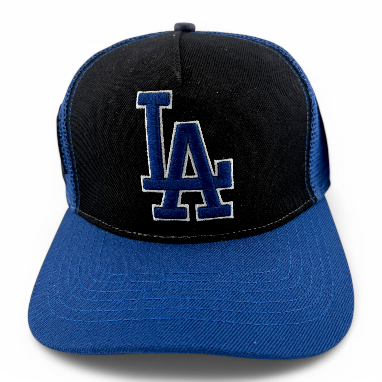 Pro Standard Los Angeles Dodgers A-Frame Mesh Trucker Adjustable Snapback Hat
