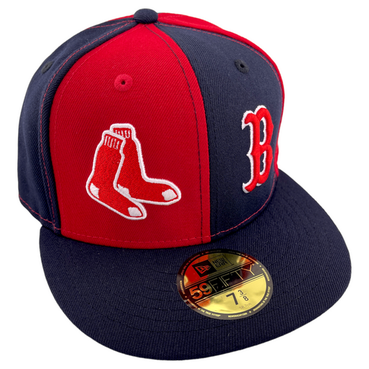 New Era Boston Red Sox MLB Eblens Clothing Exclusive Pinwheel 59Fifty Fitted Hat