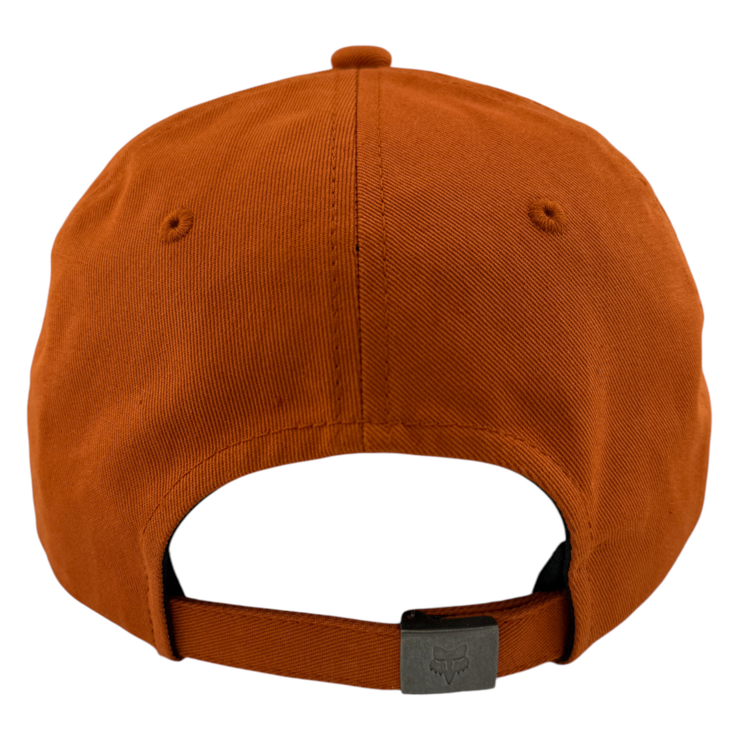 Fox Racing Wordmark Burnt Orange Logo A-Frame Adjustable Strapback Dad Hat Cap